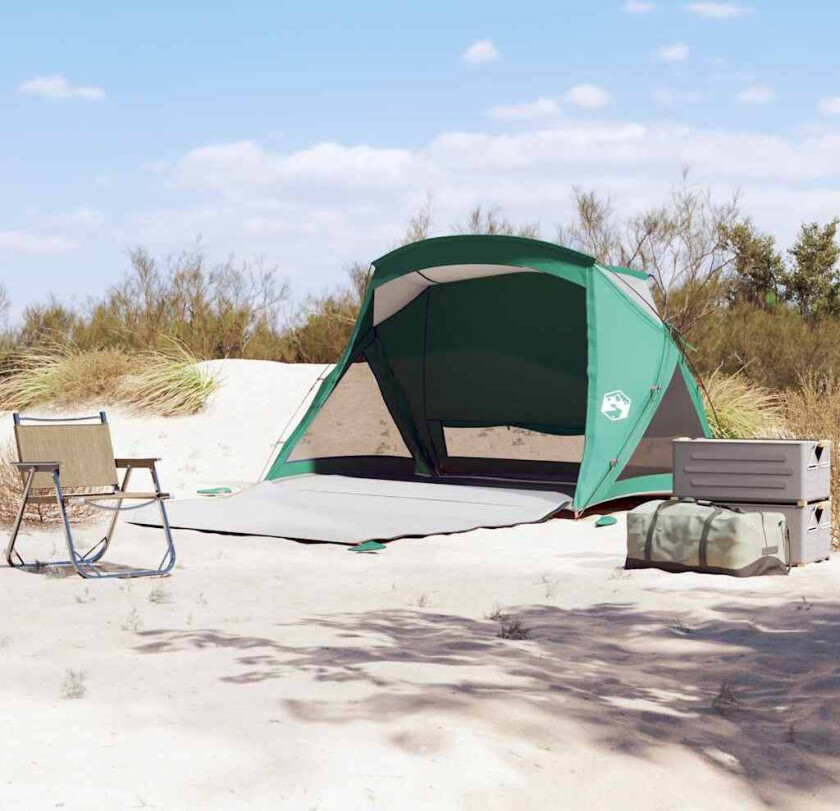 Strandtelt 2 personer havgrønn vanntett