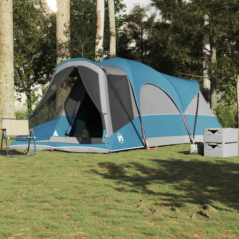 Bilde av Tunneltelt for camping 8 personer blå vanntett