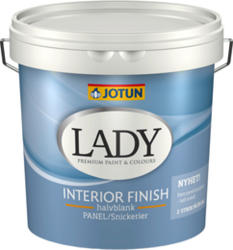 Lady Interior Finish 40 Hvit 3l