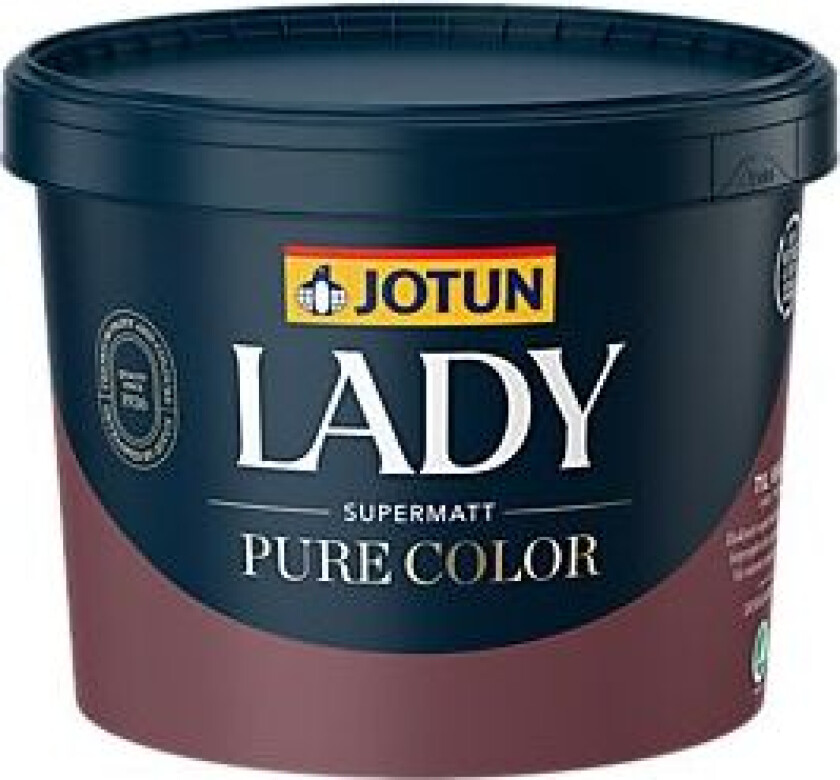 Jotun Lady Pure Color 01/helmatt interiørmaling 2,7 L