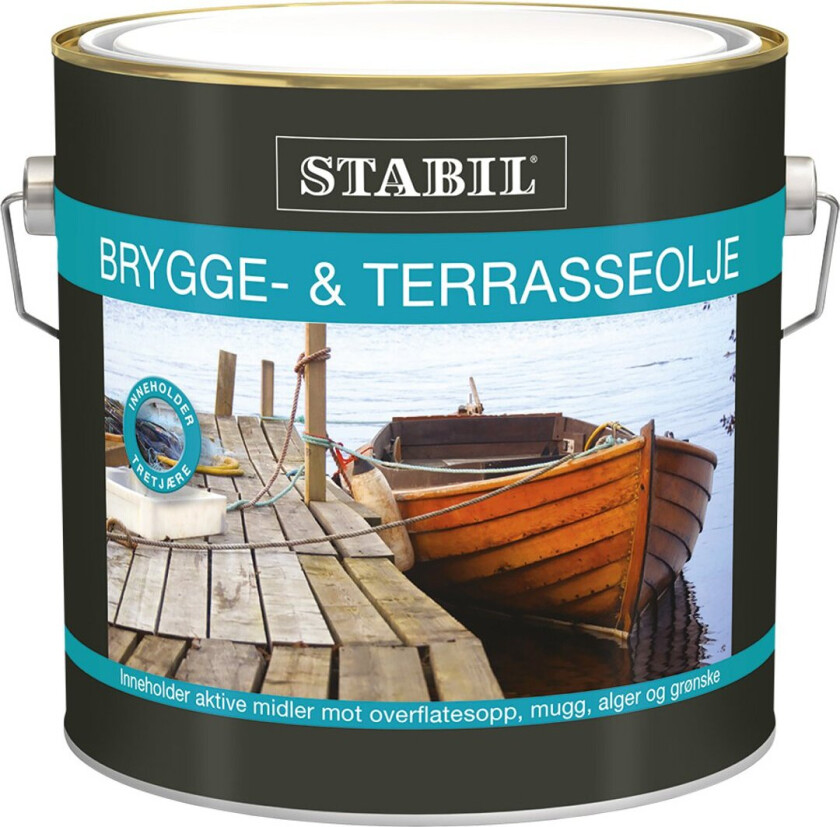 Stabil Brygge og terrasseolje 2.7l