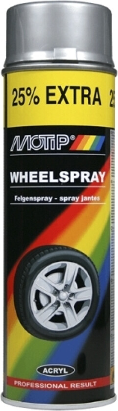Universallak Fælgspray Sølv 500Ml.