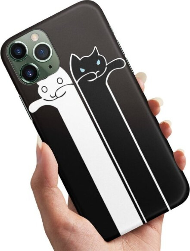 iPhone 12 Mini - Deksel/Mobildeksel Avlange Katter