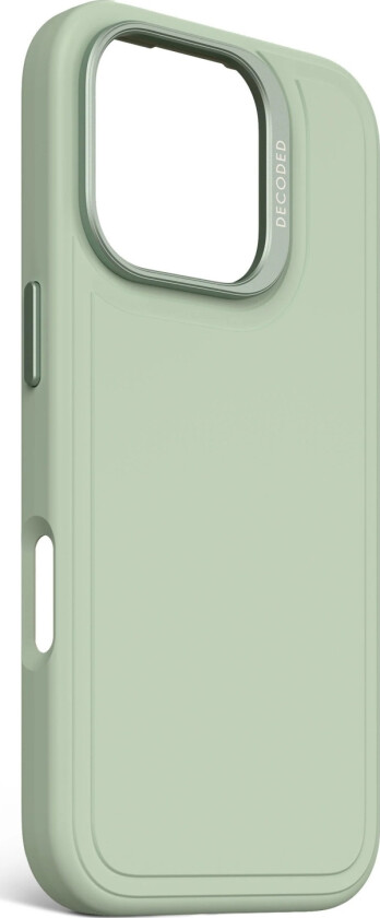 Dekodet Dekodet Antimicrobial Silicone Stacks Backcover - Silikonbeskyttelsesdeksel For Iphone 16 Pro Kompatibel Med Magsafe (Tåkegrønn)