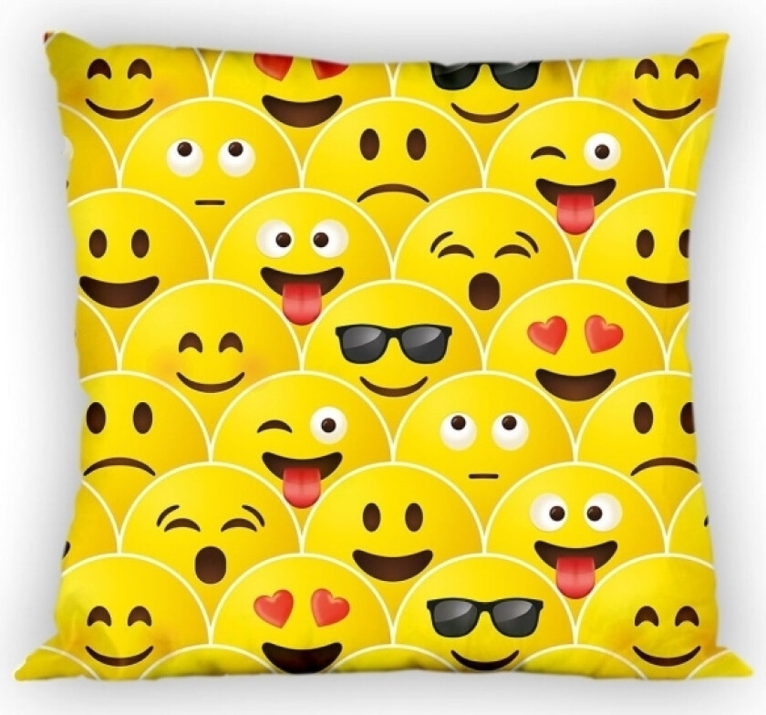 Smiley Pudebetræk 40 X 40 Cm