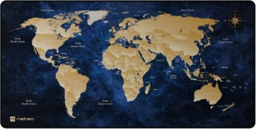 Natec Mouse Pad World Deep Blue 800X400mm