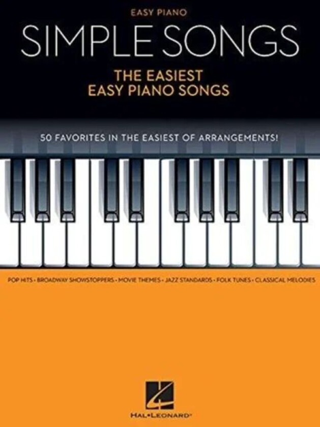 Simple Songs - The Easiest Easy Piano Songs av Hal Leonard Publishing Corporation