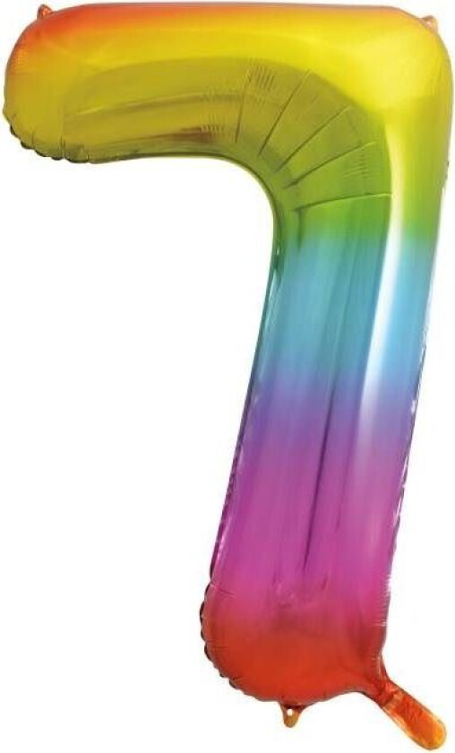 Tallballonger Regnbue 86cm