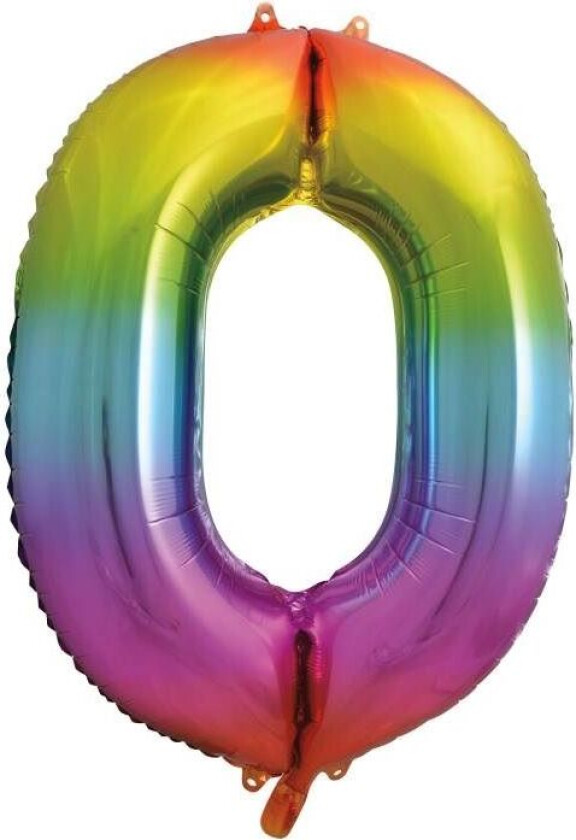 Tallballonger Regnbue 86cm
