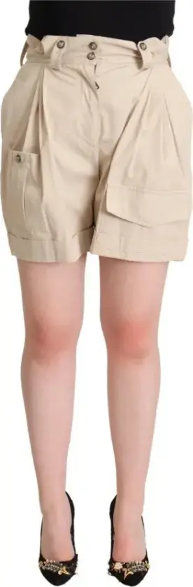 Dame, Shorts, Beige, S