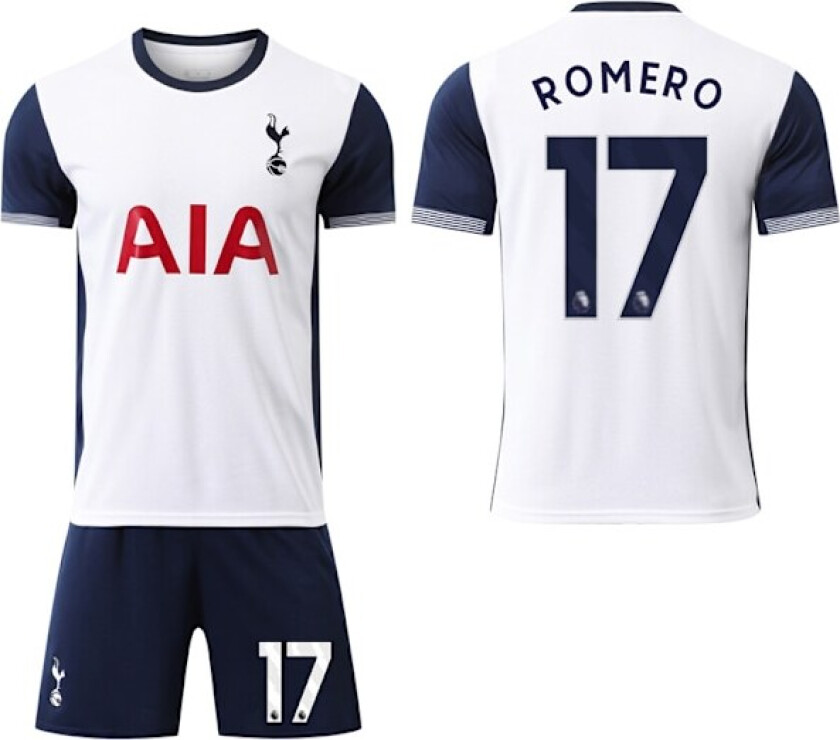2024-25 Ny Tottenham Hotspur Hjemme Fotballdrakt NR. 17 NO.17 without socks #XS