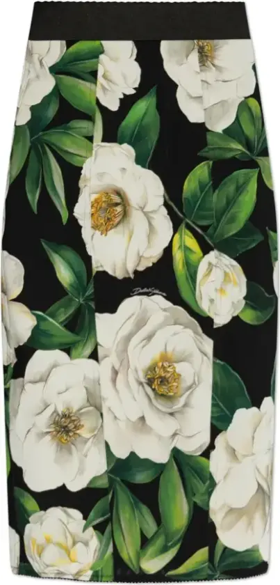 Dame, Skjørt, Flerfarget, S