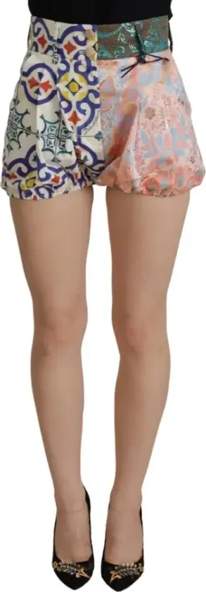 Dame, Shorts, Flerfarget, M