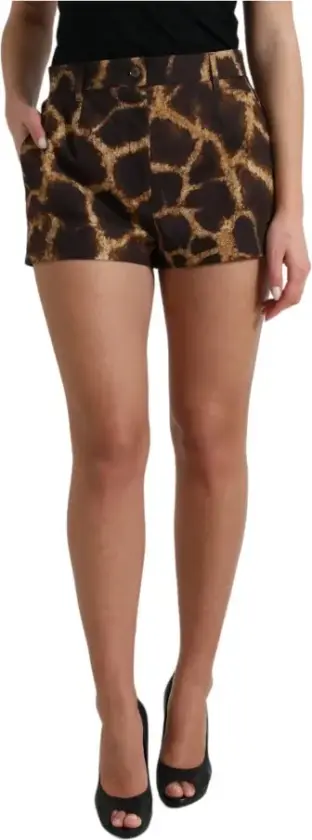 Dame, Shorts, Brun, L