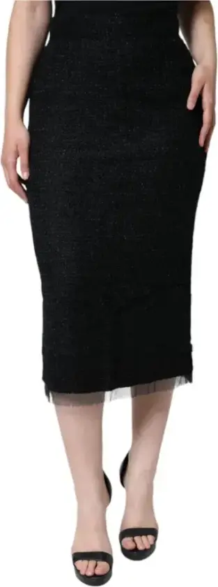 Dame, Skjørt, Svart, S