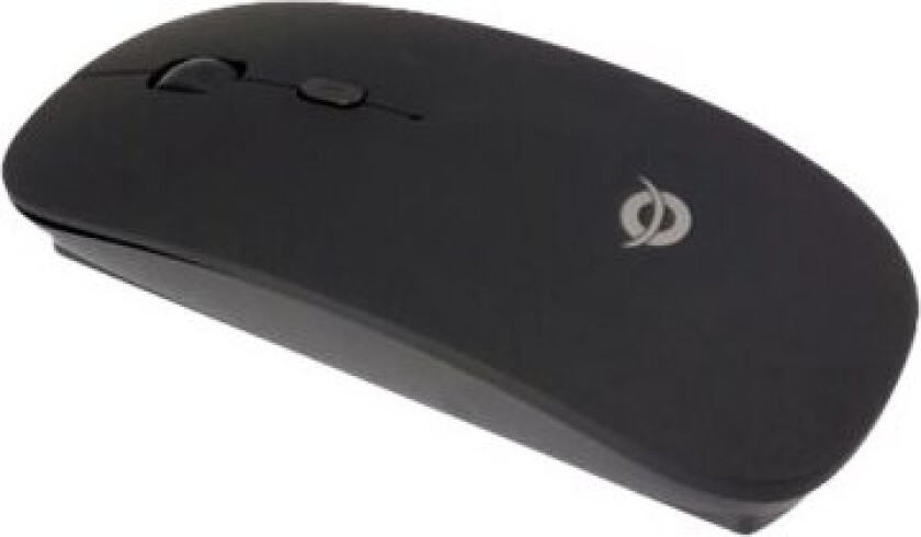 Conceptronic Lorcan - Mus - Ergonomisk - Høyre- Og Venstrehåndet - 4 Knapper - Trådløs - Bluetooth 3.0 - Svart