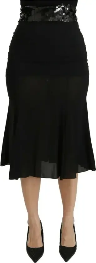 Dame, Skjørt, Svart, S