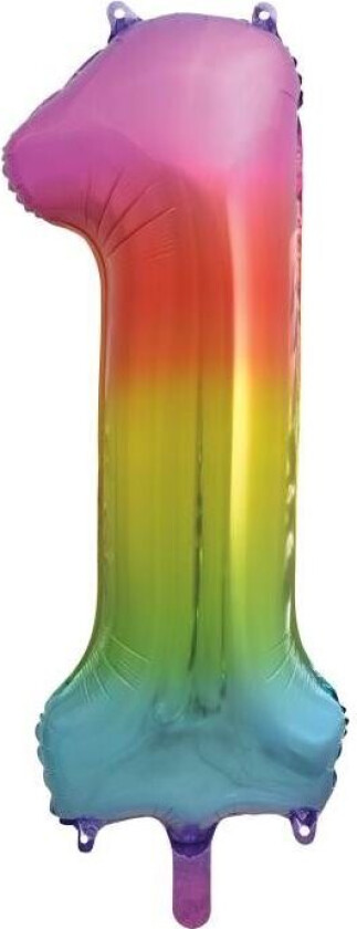 Tallballonger Regnbue 86cm