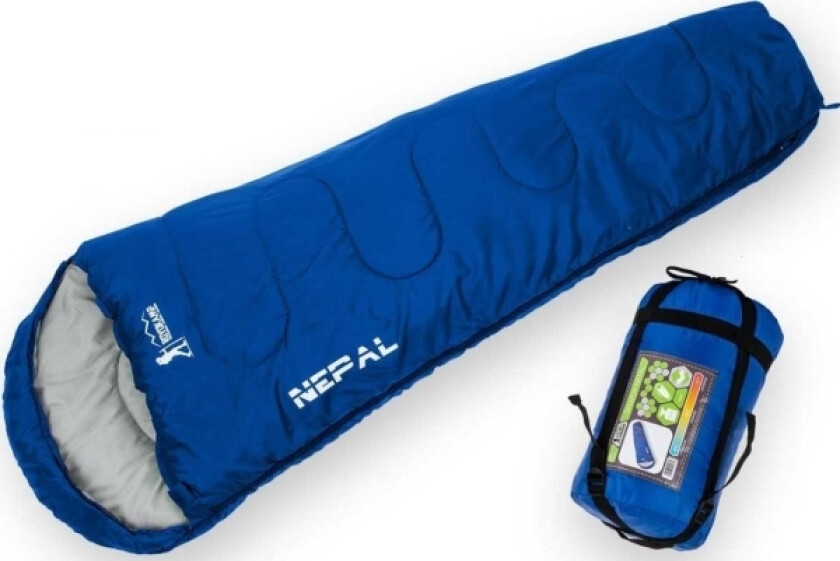 Sleeping Bag Nepal Blue 210X80x50cm  Compression