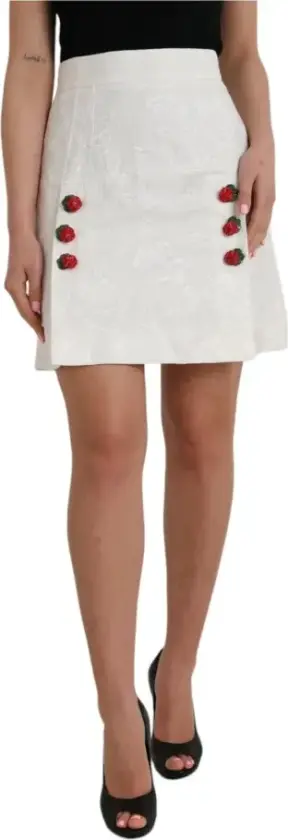 Dame, Skjørt, Hvit, S