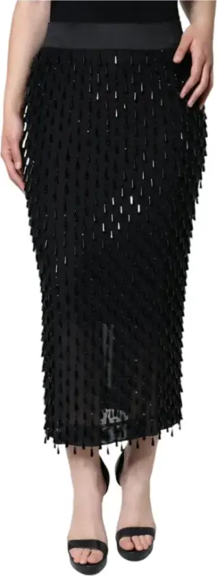 Dame, Skjørt, Svart, M