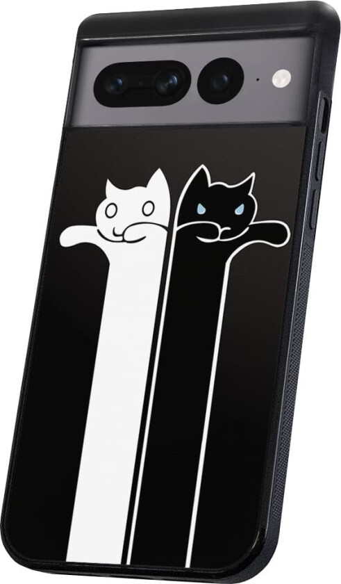 Google Pixel 8A - Deksel/Mobildeksel Avlange Katter