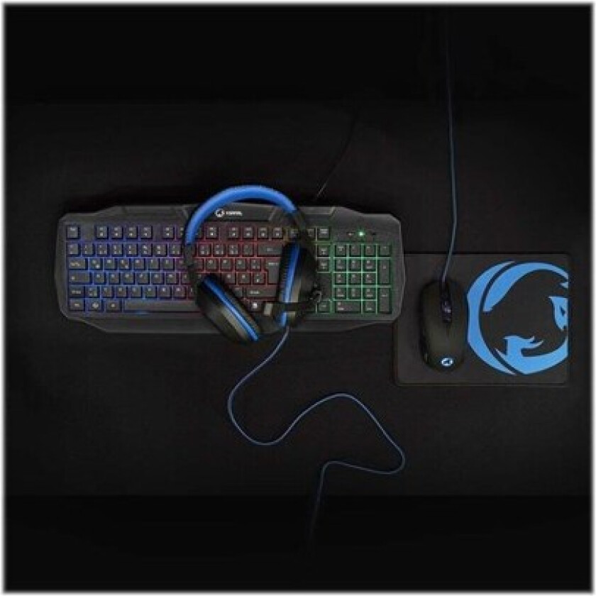 Gaming Upia - Gamingtastatur - Tysk - Blå