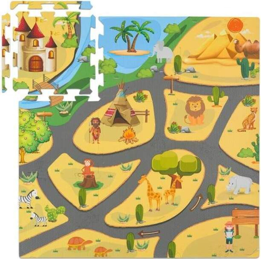 Safari puslespillmatte
