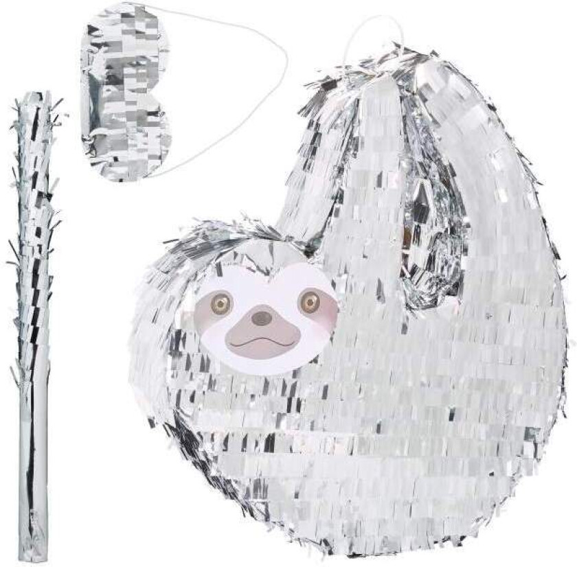 Pinata dovendyr med kølle og maske