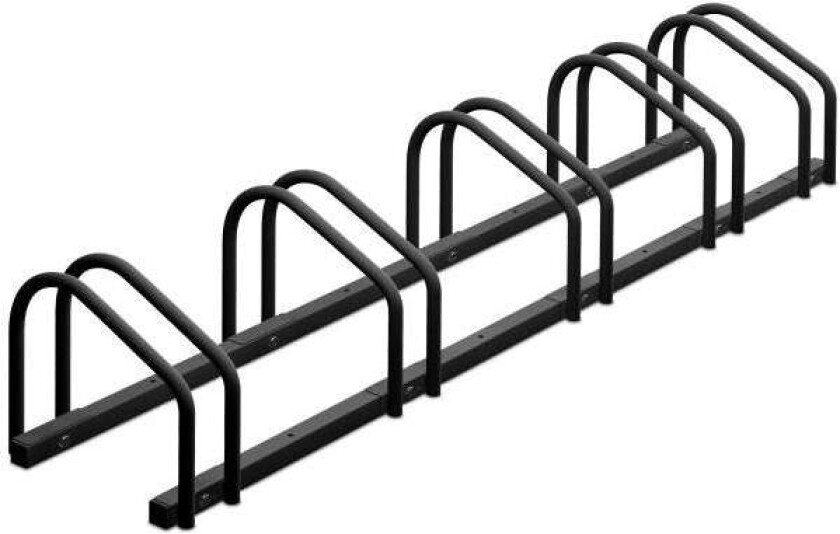 Sykkelstativ for 5 sykler
