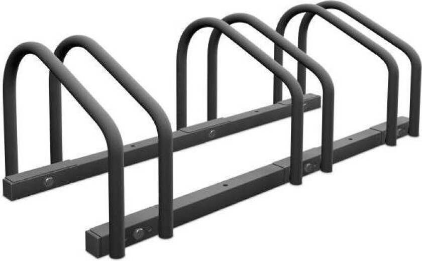 Sykkelstativ for 3 sykler