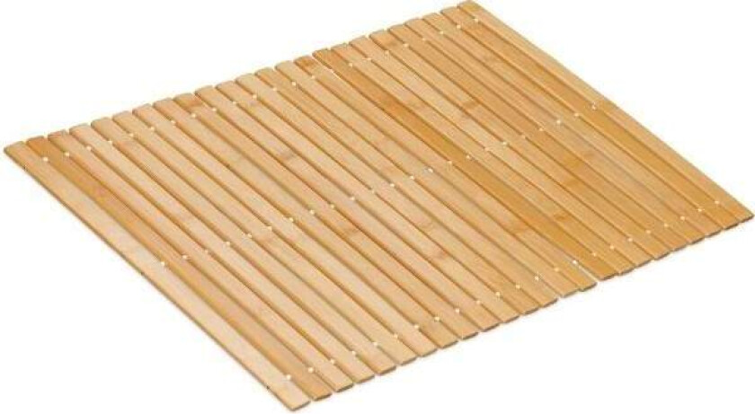 Badematte i bambus 60x40 cm