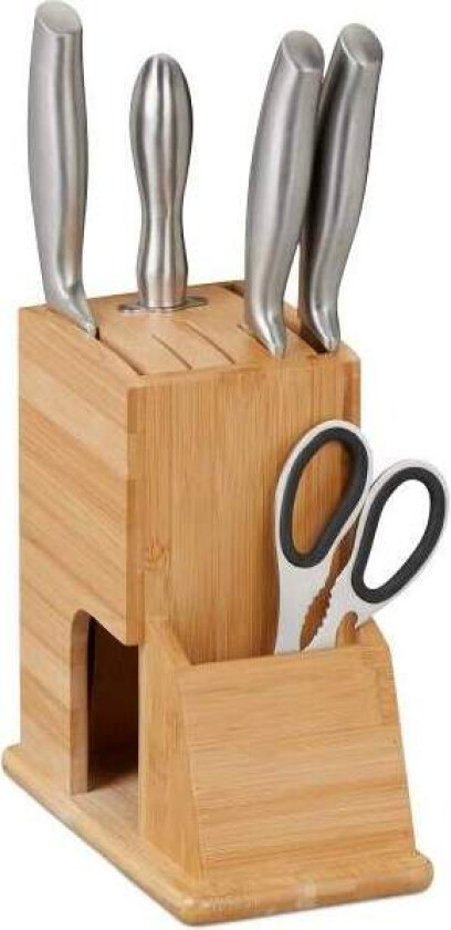 Umontert knivblokk i bambus