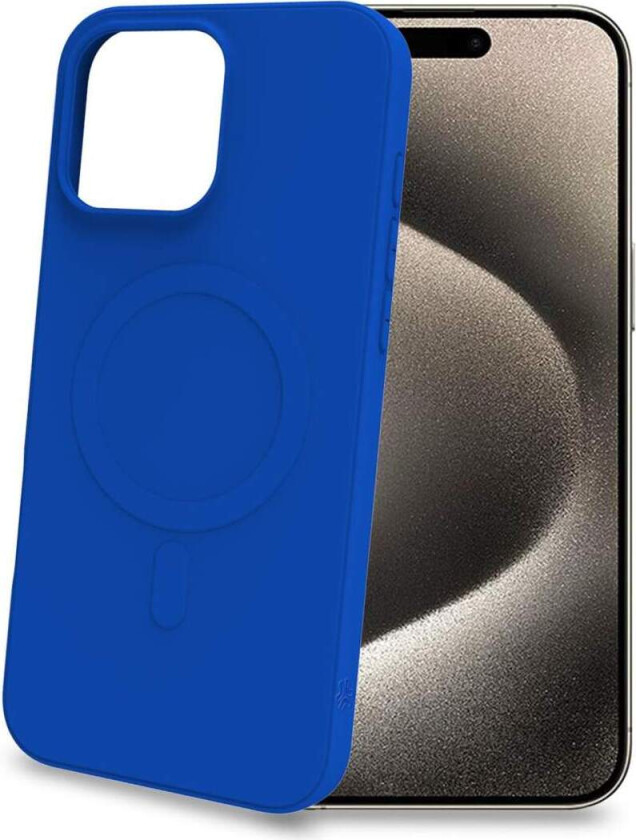 Cromomag Mykt gummideksel MagSafe-kompatibel iPhone 16 Pro Max Blue