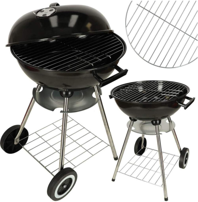 Bærbar kullgrill med ventilasjon GM6000