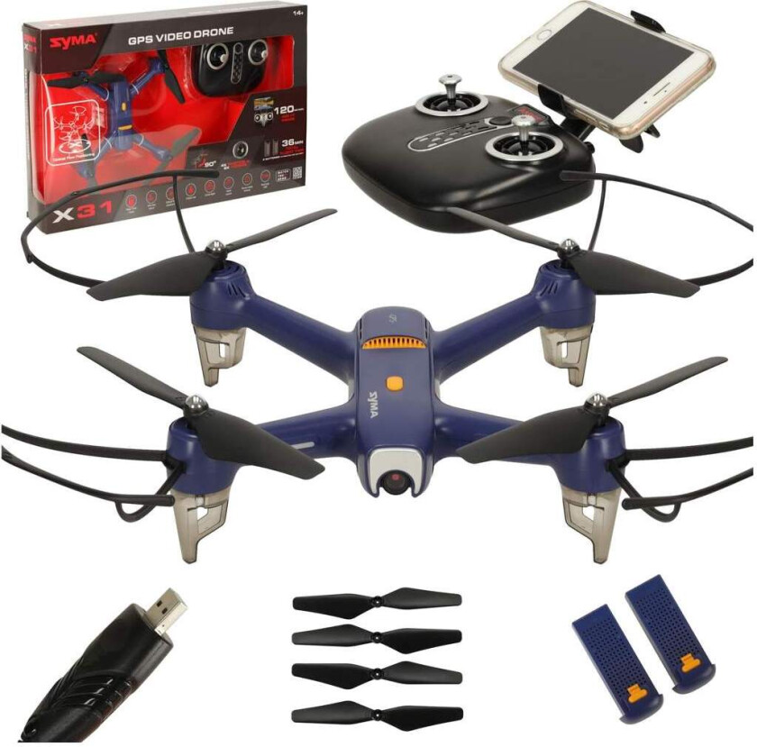Syma X31 2.4GHz GPS 5G RC drone HD-kamera