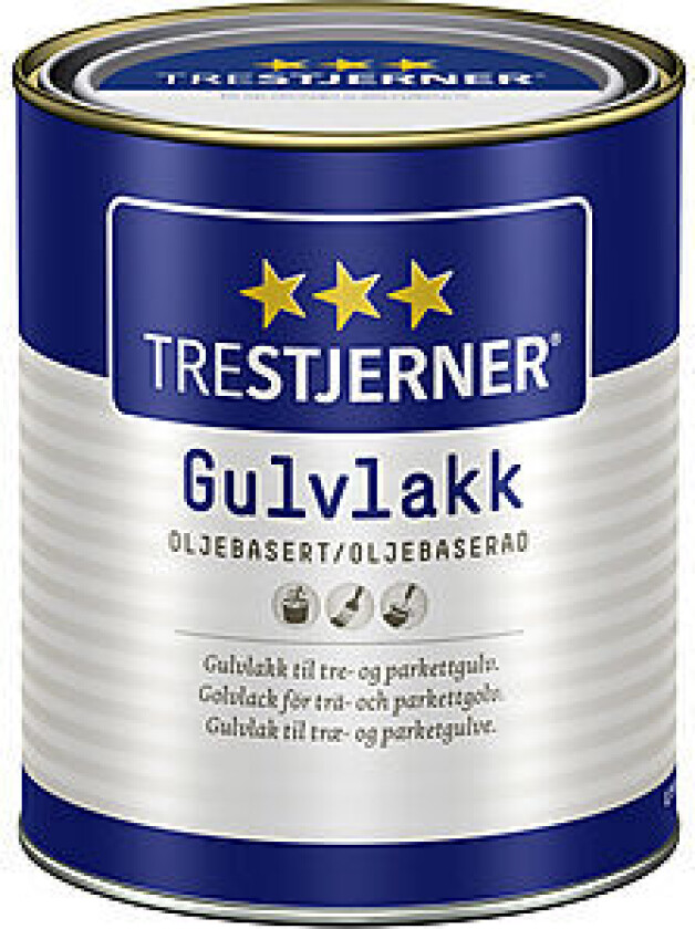 Gulvlakk Oljebasert Halvblank 0,l