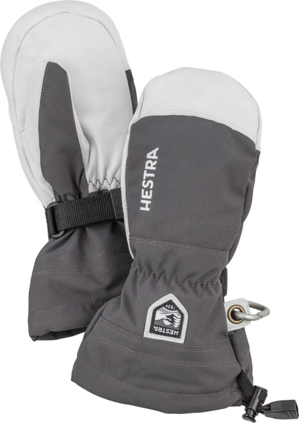 Army Leather Heli Ski Grå 4