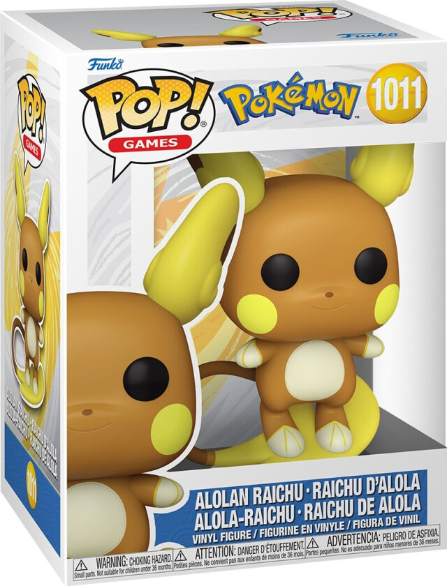 Pokémon actionfigur (Alolan Raichu)