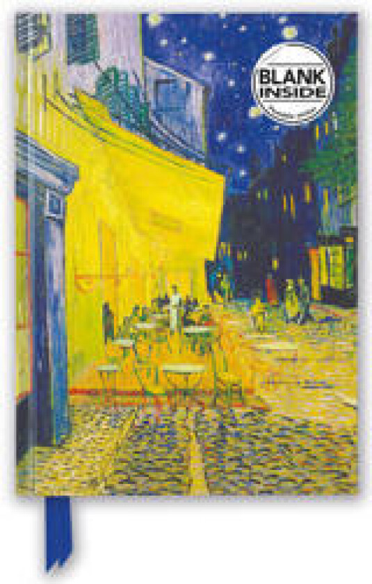 Vincent van Gogh: Café Terrace (Foiled Blank Journal)