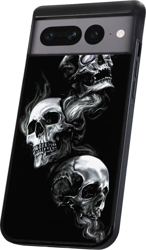 Google Pixel 8A - Deksel/Mobildeksel Skulls