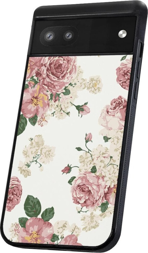 Google Pixel 6A - Deksel/Mobildeksel Retro Blomster