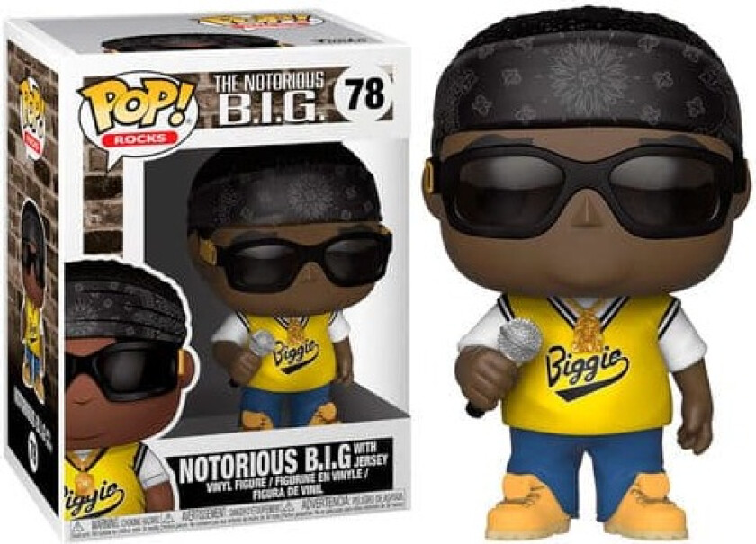 Pop! Vinyl: Rocks: Notorious B.i.g. Jersey
