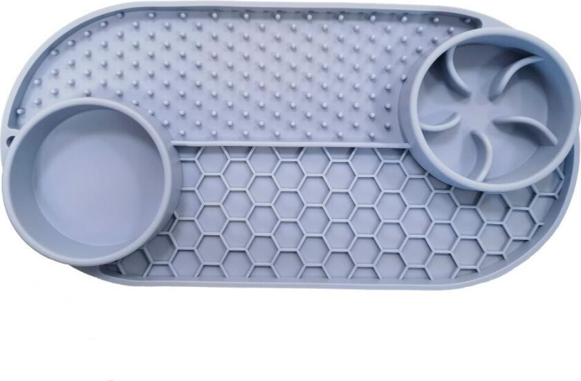 Lickmat 3in1 - Grey - 32x16.5cm