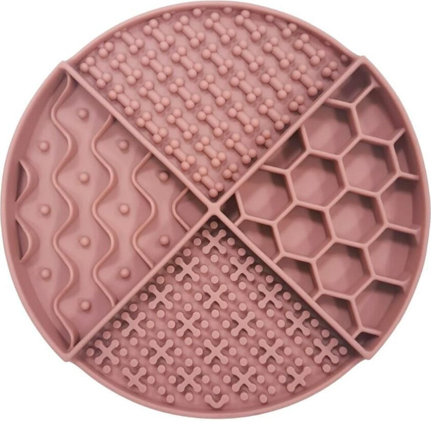 Lickmat Round - Red - 21x21cm