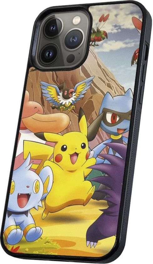 iPhone 14 Pro - Deksel/Mobildeksel Pokemon