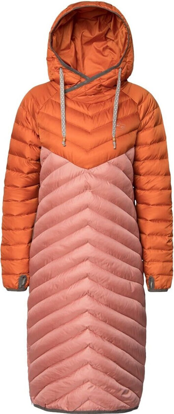 Unisex Sarek Long Downhood L, Retro Orange/Pawn Pink