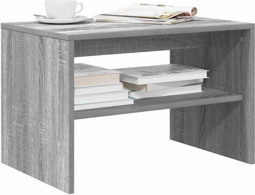TV-benk grå sonoma 60x40x40 cm konstruert tre