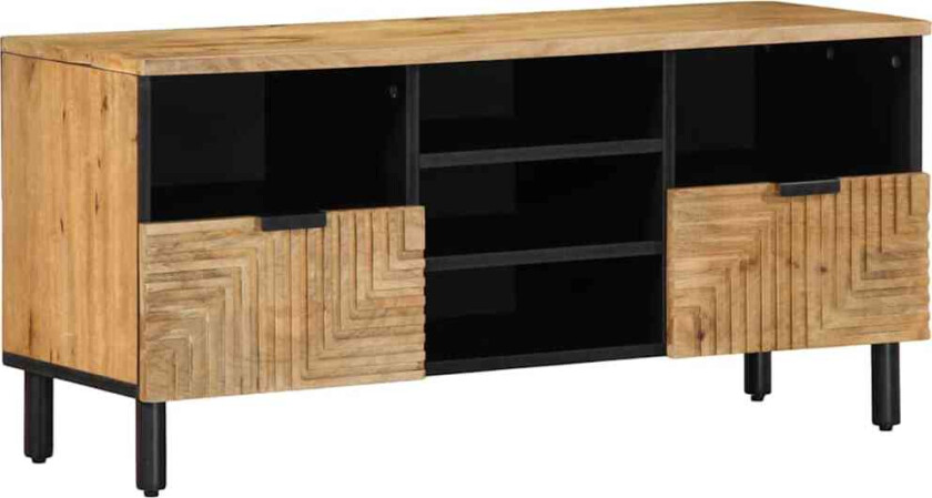 TV-benk brun 100x33x46 cm heltre mango