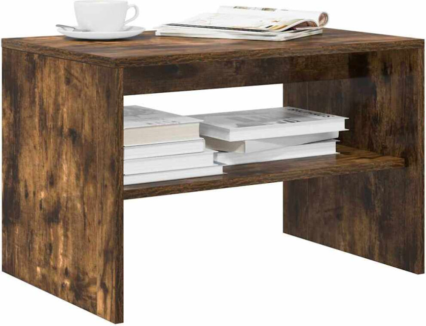 TV-benk røkt eik 60x40x40 cm konstruert tre